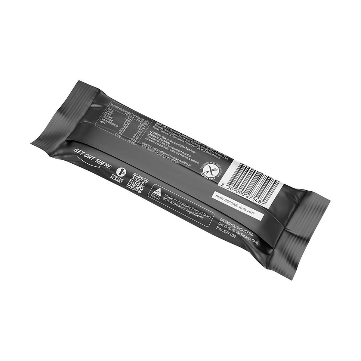 Offgrid Drifters Energy Bar Berry and Acai 50g, , bcf_hi-res