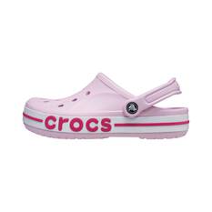 Crocs Unisex Bayaband Clogs, Ballerina Pink, bcf_hi-res