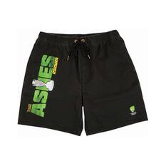 Gilroy x Cricket Australia Men's Ashes Shorts Black S, Black, bcf_hi-res