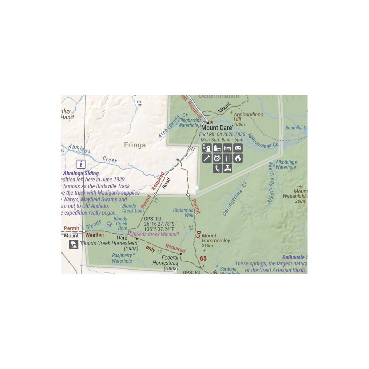 Hema Map Great Desert Tracks Simpson Desert, , bcf_hi-res