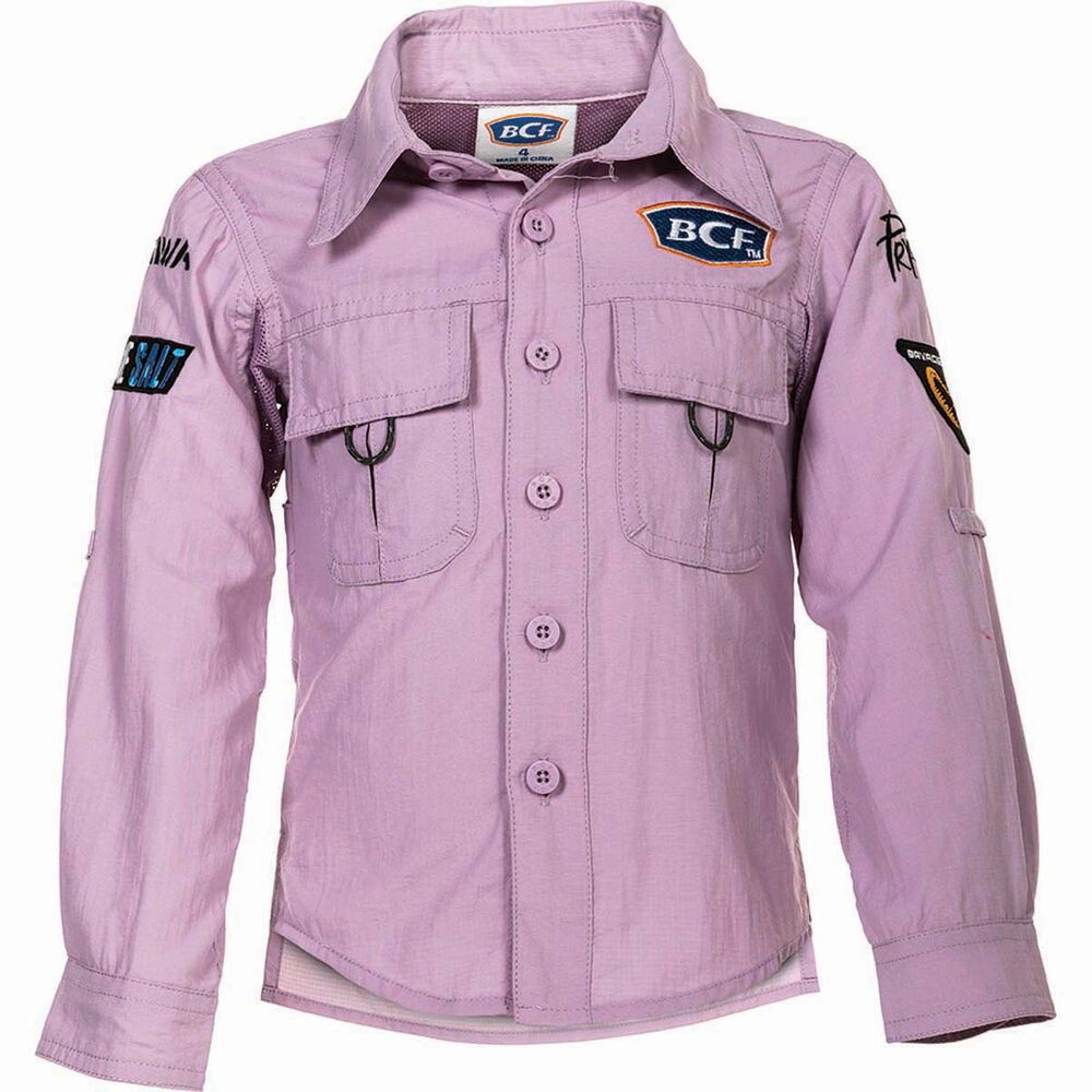 BCF Kids' Long Sleeve Fishing Shirt BCF