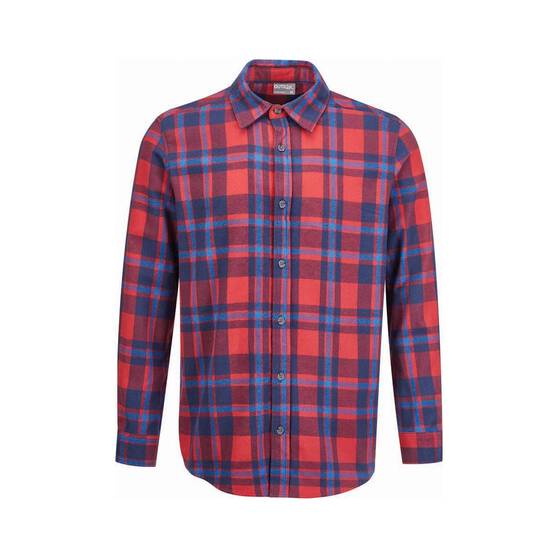 OUTRAK Unisex Flannel Shirt Red Check S, Red Check, bcf_hi-res