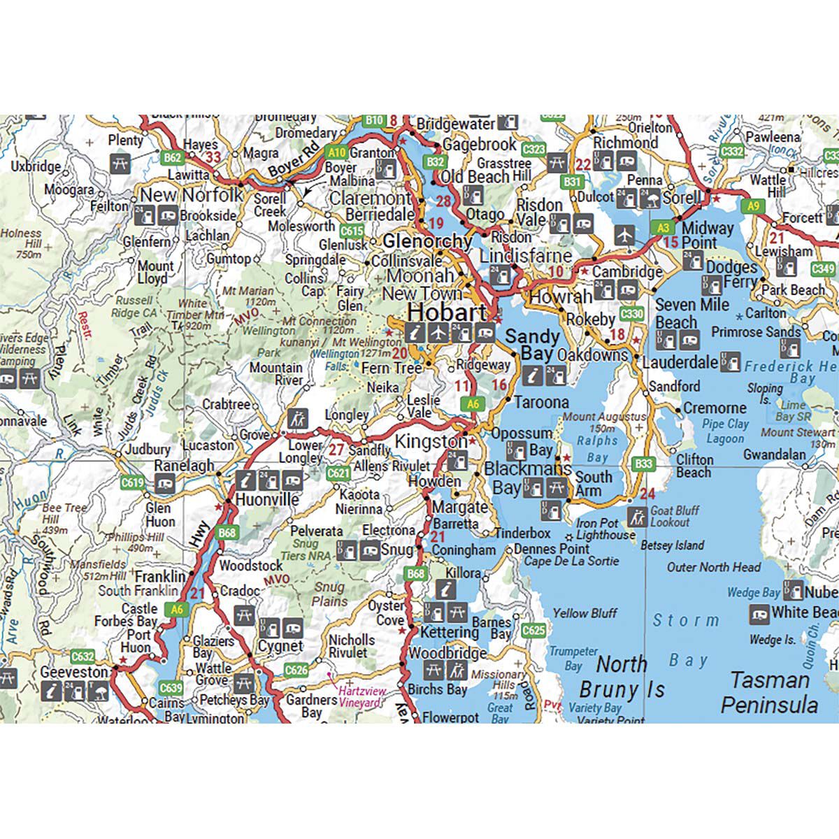 Hema Tasmania State Map (4th Edition), , bcf_hi-res