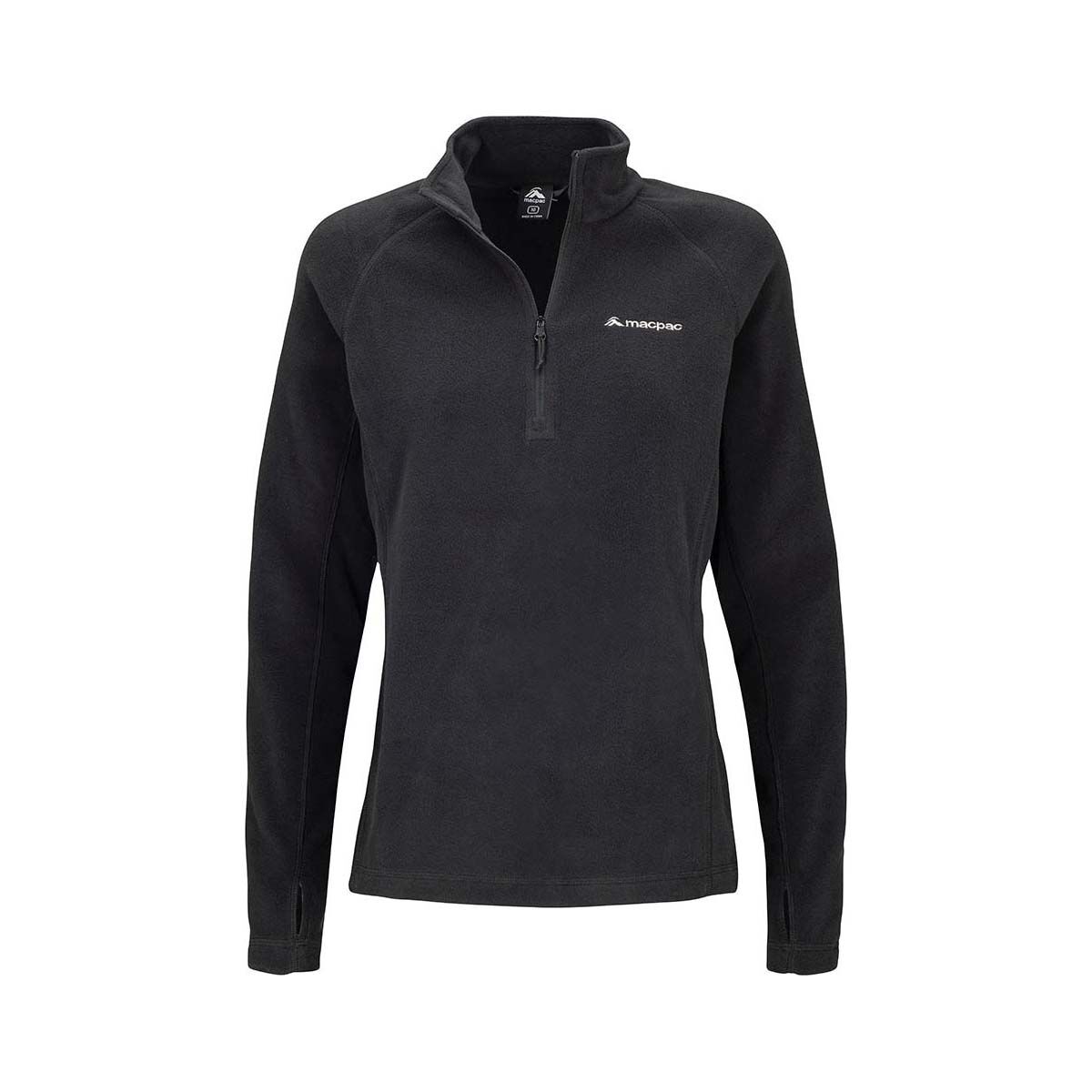 Macpac Women s Tui Polartec Micro Fleece Pullover Black 10 BCF