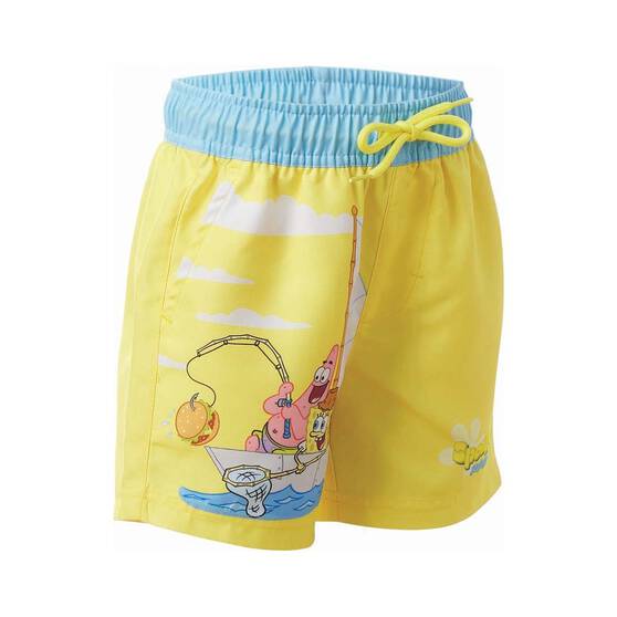 SpongeBob Kids’ Boardshorts, Yellow, bcf_hi-res