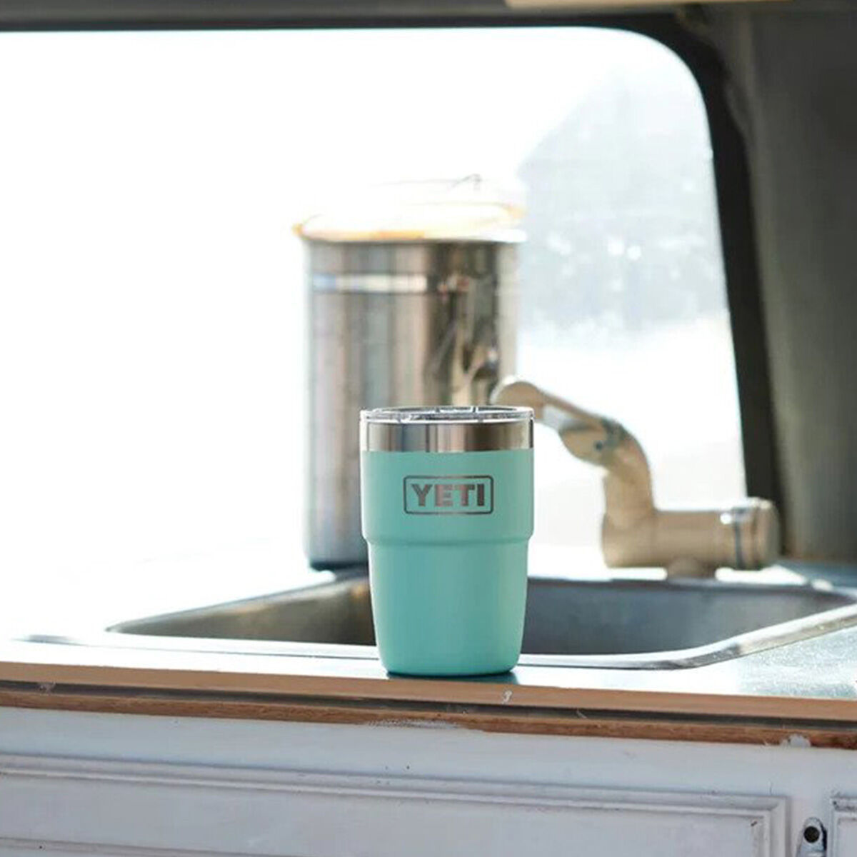 YETI&reg; Rambler&reg; Stackable Cup 8 oz (236ml), Seafoam, bcf_hi-res