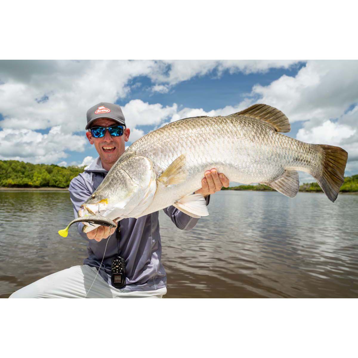 Berkley Shimma Pro-Rig Soft Plastic Lure 5.5in Silver Chartreuse, Silver Chartreuse, bcf_hi-res