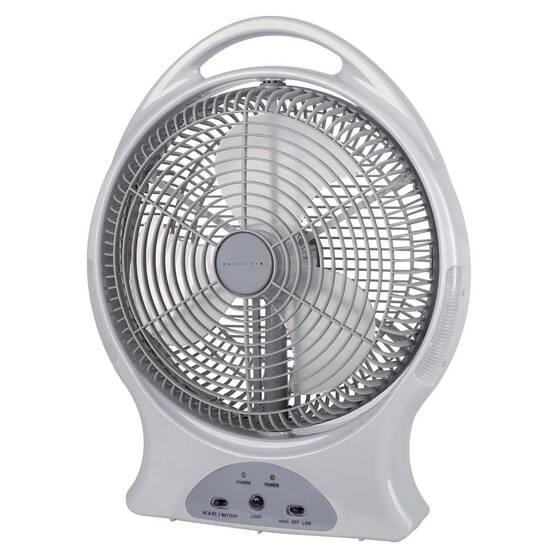 Wanderer Oscillating Rechargeable Fan 12in, , bcf_hi-res