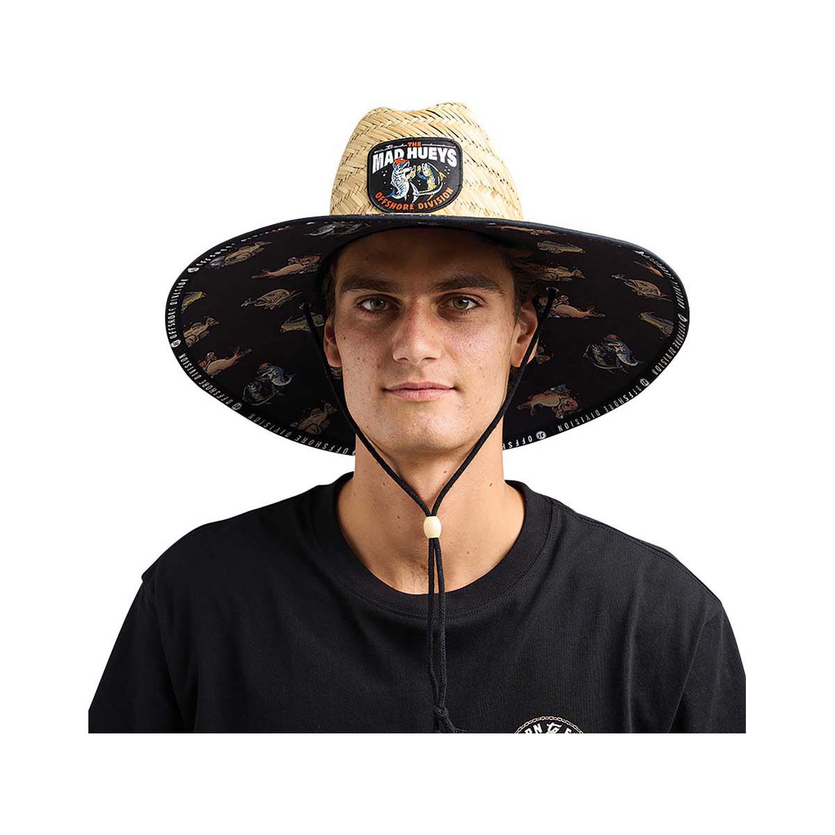 The Mad Hueys Men s Drink Like A Fish Straw Hat BCF