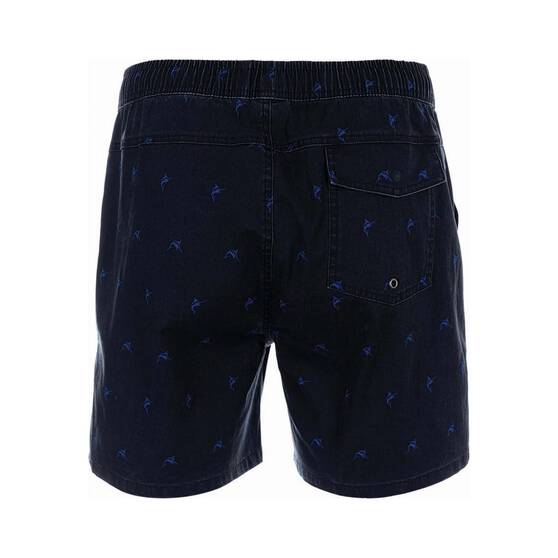The Great Northern Brewing Co. Men's Printed Volley Shorts, Navy Print, bcf_hi-res