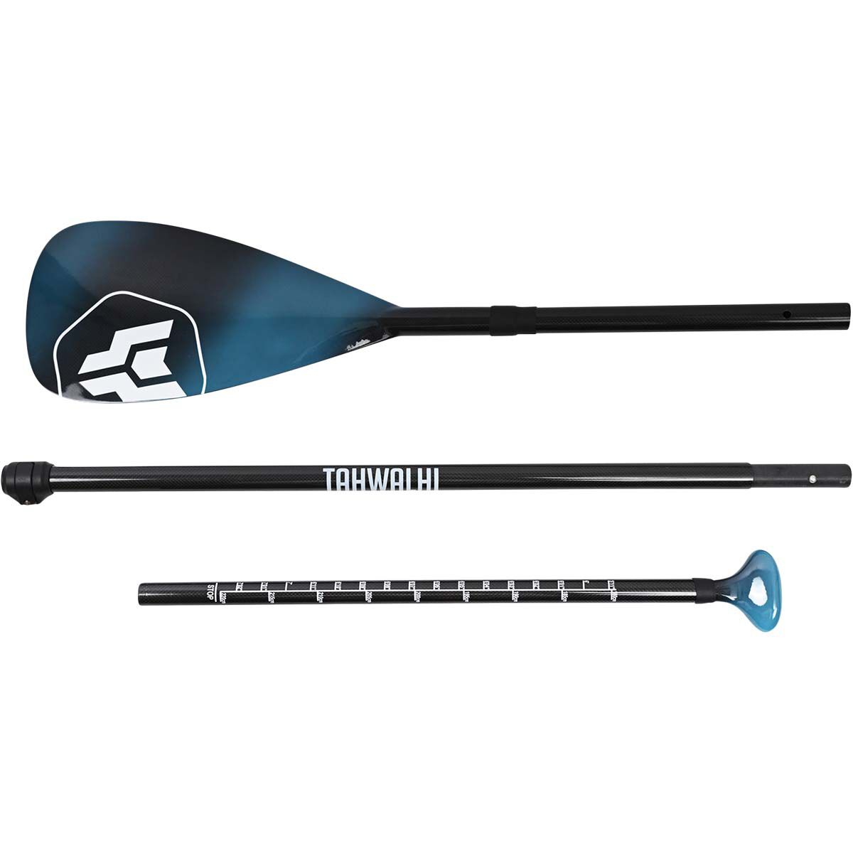 Tahwalhi Adjustable SUP Paddle Carbon 3 Piece Black, , bcf_hi-res