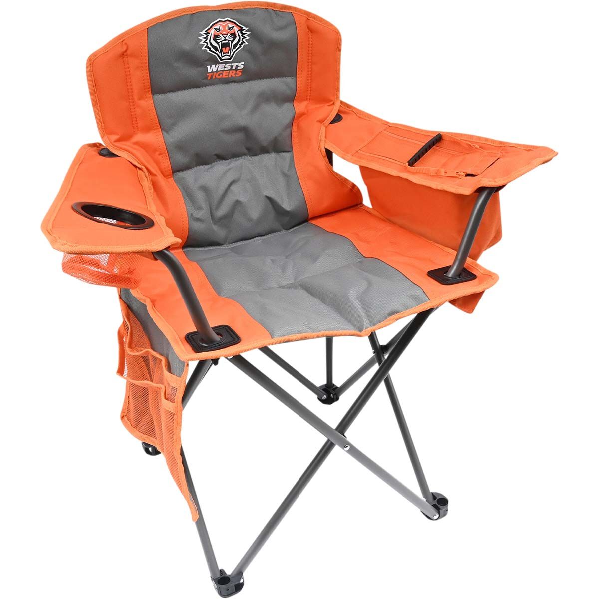 NRL Wests Tigers Kids Camp Chair 70kg, , bcf_hi-res