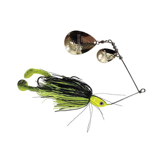 Gangster Mother Frogger Spinner Bait Lure 1oz Black Yellow, Black Yellow, bcf_hi-res