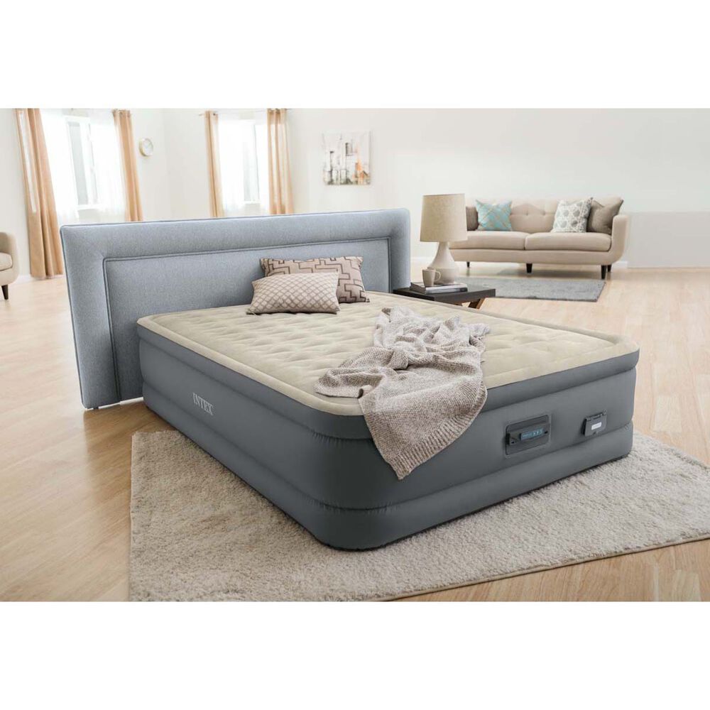 Intex Premaire Ii Queen Air Bed With Built In Pump Bcf