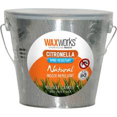 Waxworks Metal Bucket Citronella Candle, , bcf_hi-res