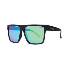 Liive Men’s Brooksy Envy Polarised Sunglasses Black with Green Lens, , bcf_hi-res