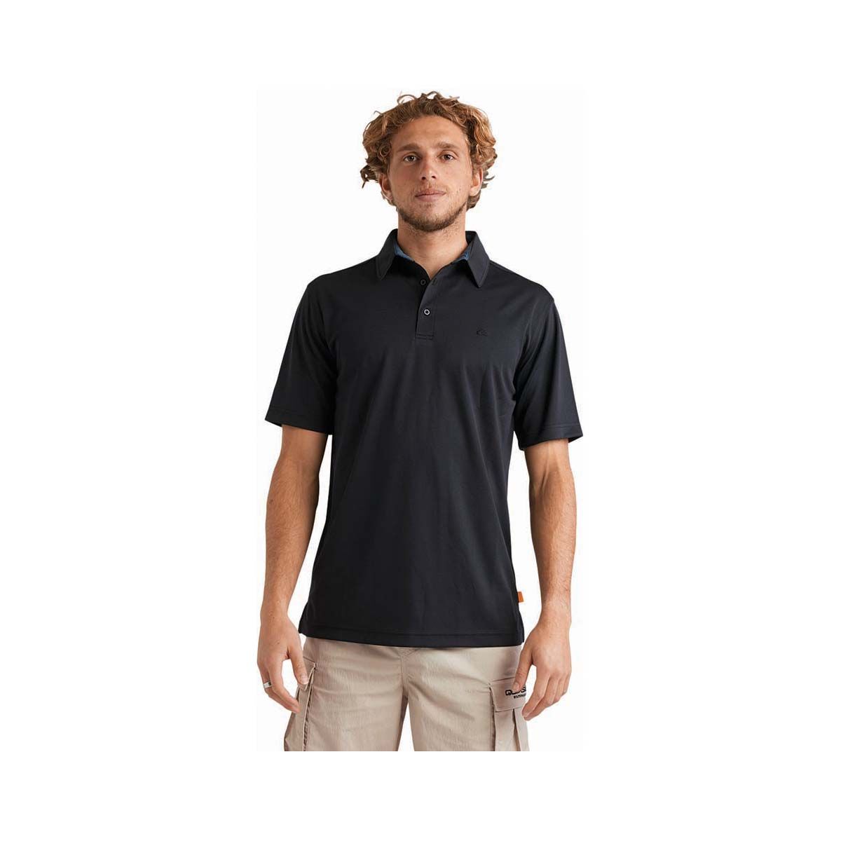 Quiksilver Men's Pacific Polo Black S, Black, bcf_hi-res