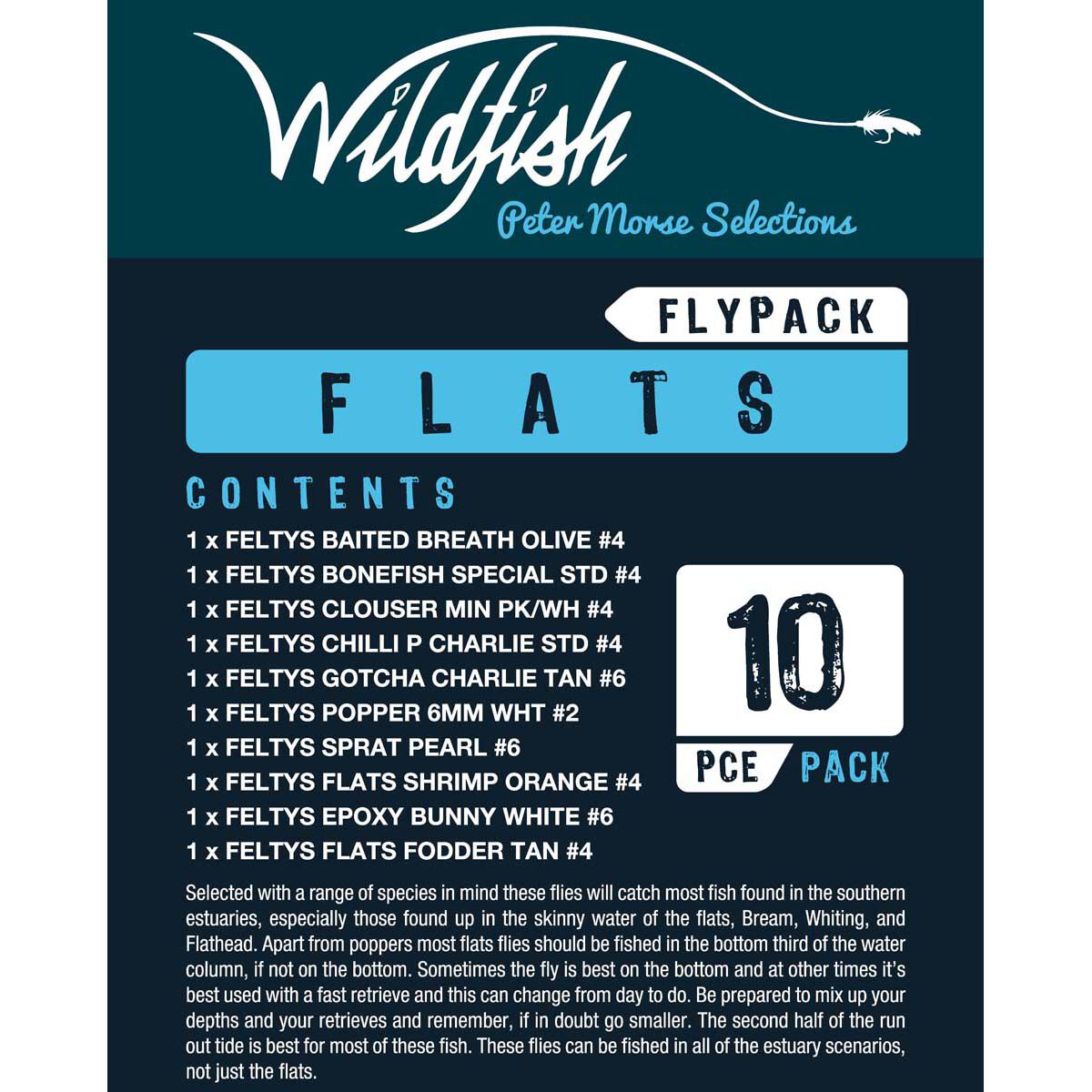 Wildfish Flats Saltwater Fly Pack, , bcf_hi-res