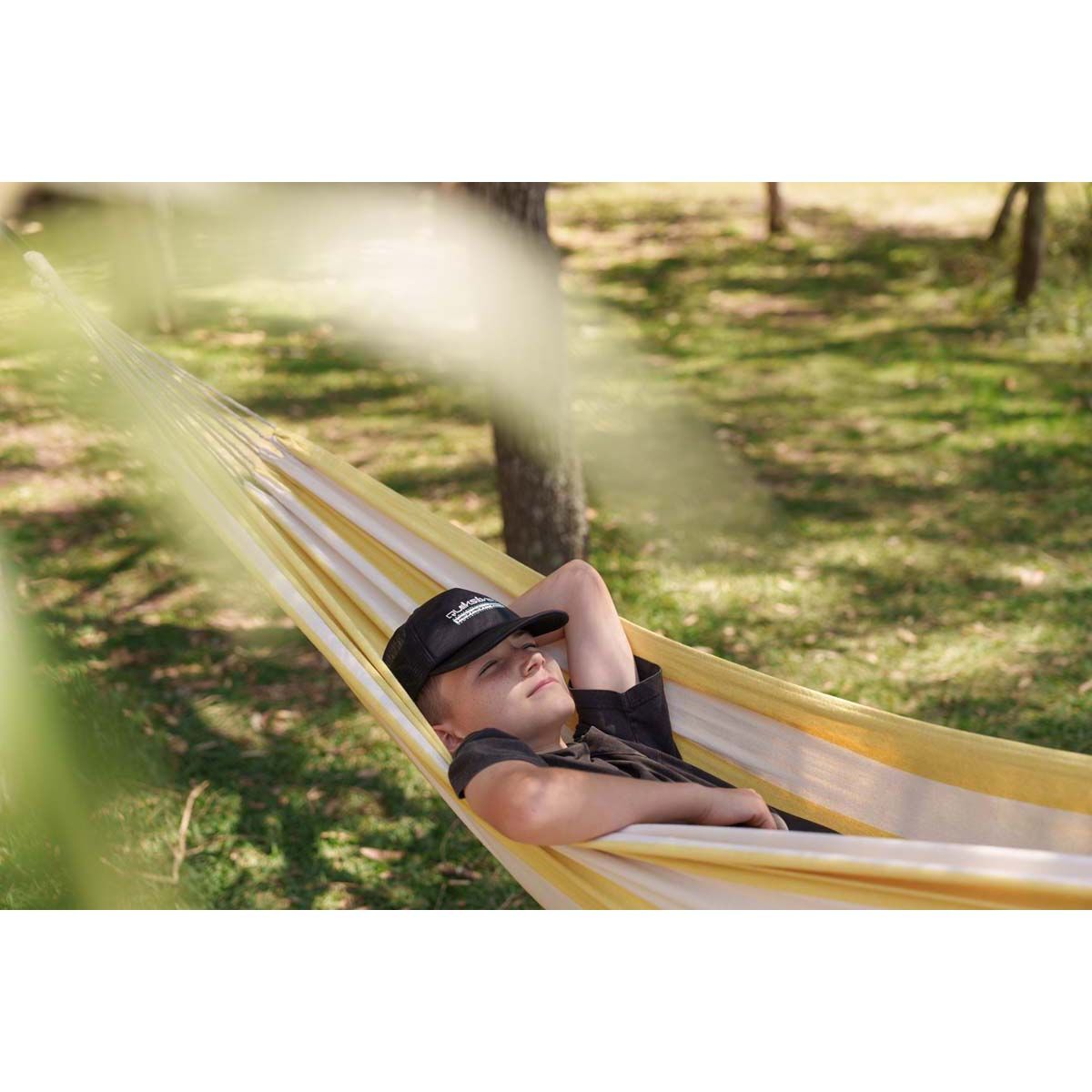 Wanderer Yellow Stripe Queen Hammock, , bcf_hi-res