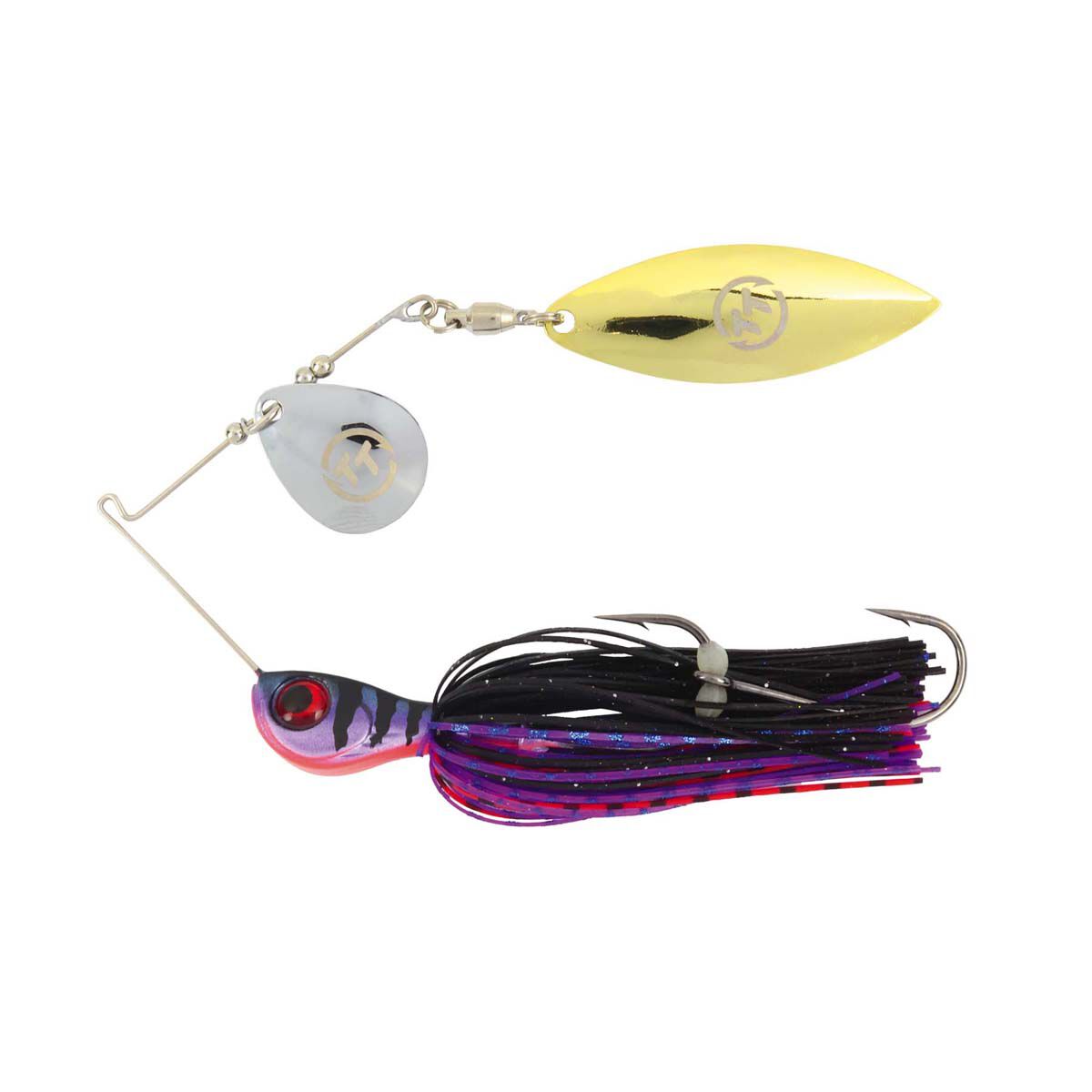 TT Fishing Vortex+ Spinnerbait Lure 5/8oz Purple Nightmare, Purple Nightmare, bcf_hi-res