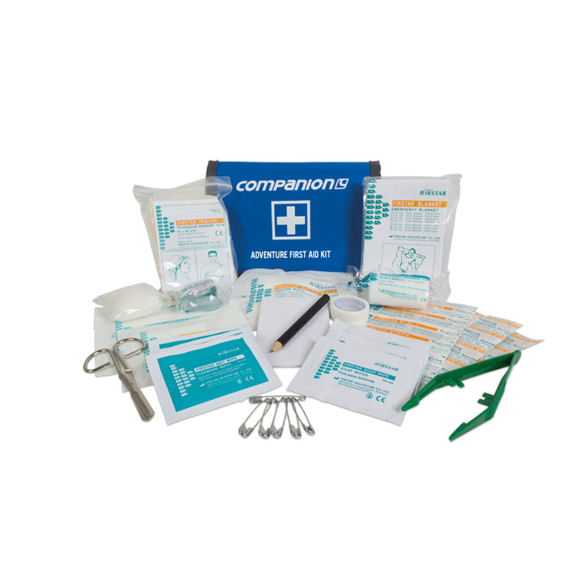 Companion Adventure First Aid Kit 52 Pieces, , bcf_hi-res