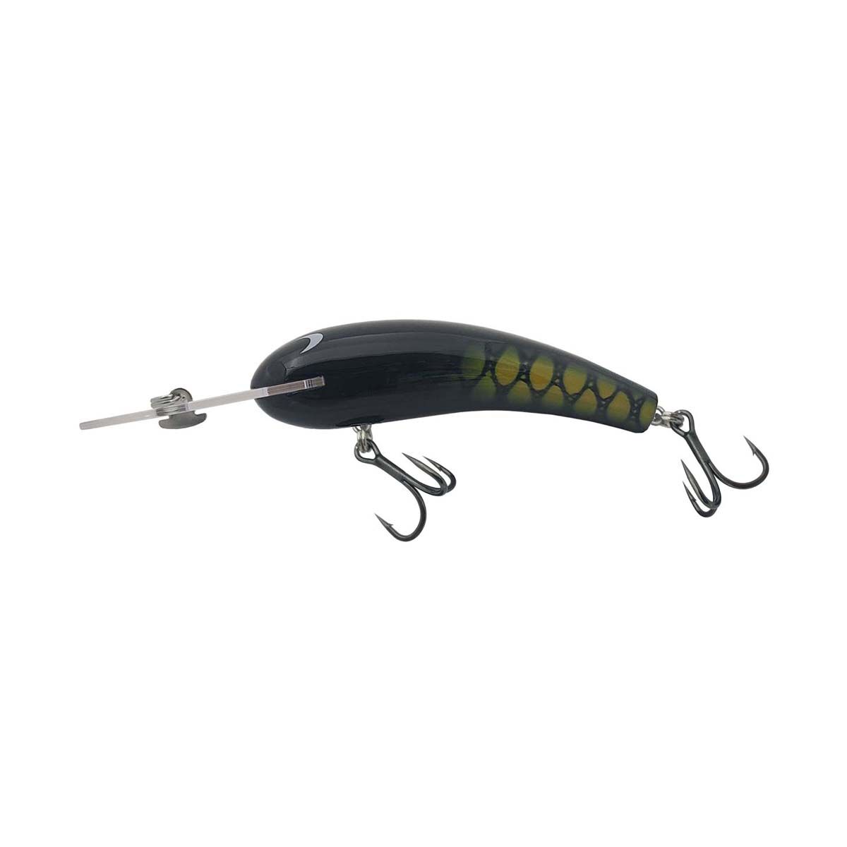 Warlock Native Lolly Hardy Body Lure 90mm 4m Black Yellow, Black Yellow, bcf_hi-res