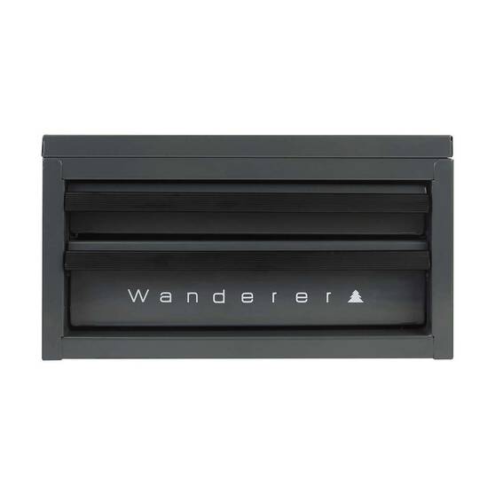 Wanderer Mini Gear Cabinet 2 Drawer Charcoal, Charcoal, bcf_hi-res