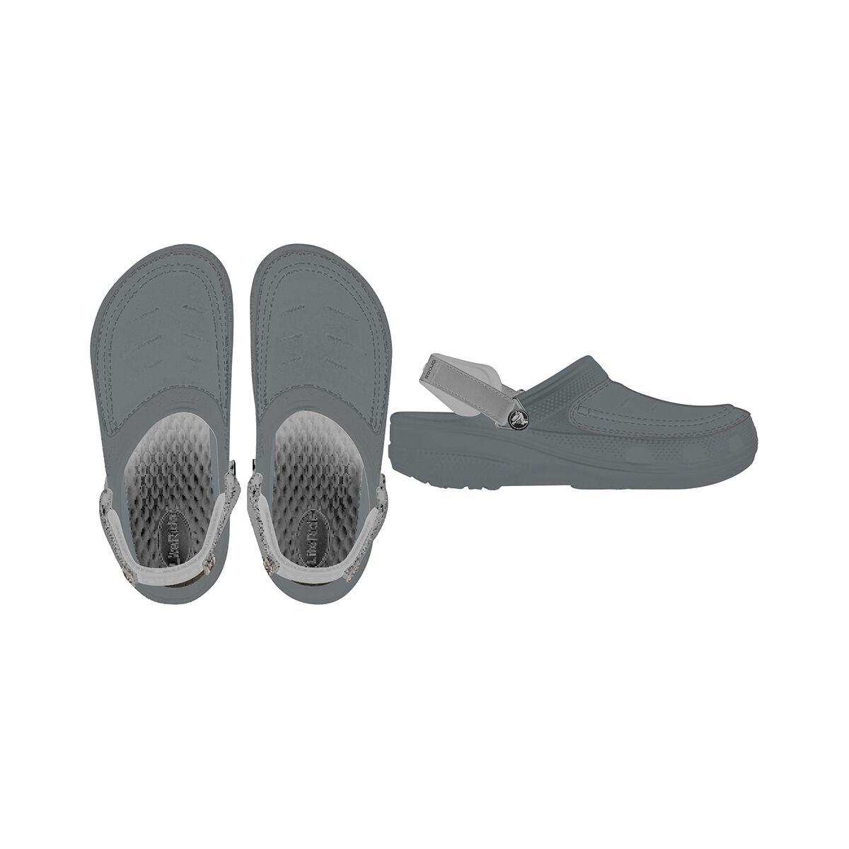 Crocs Men's Yukon Vista II Clogs, Slate, bcf_hi-res