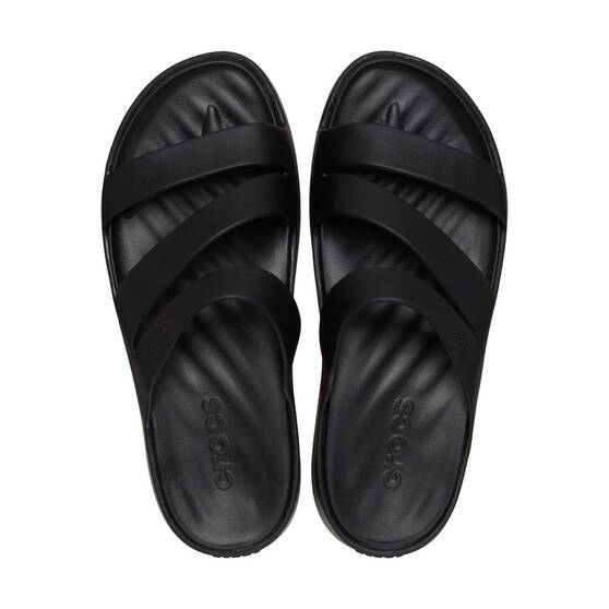 Crocs Women's Getaway Strappy Shoes, Black, bcf_hi-res