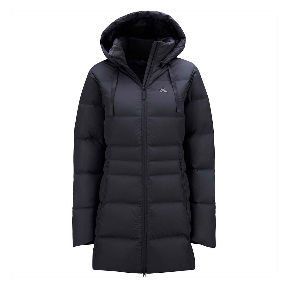 Macpac Women&rsquo;s Aurora Hooded Down Coat V5 Black 6, Black, bcf_hi-res