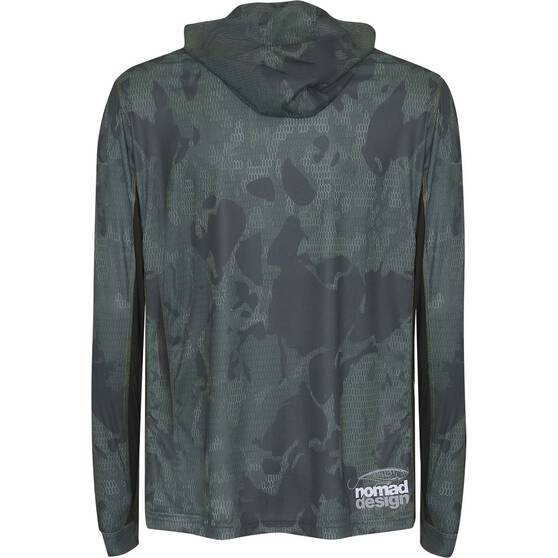 Nomad Men’s Hooded Fishing Shirt, Camo, bcf_hi-res