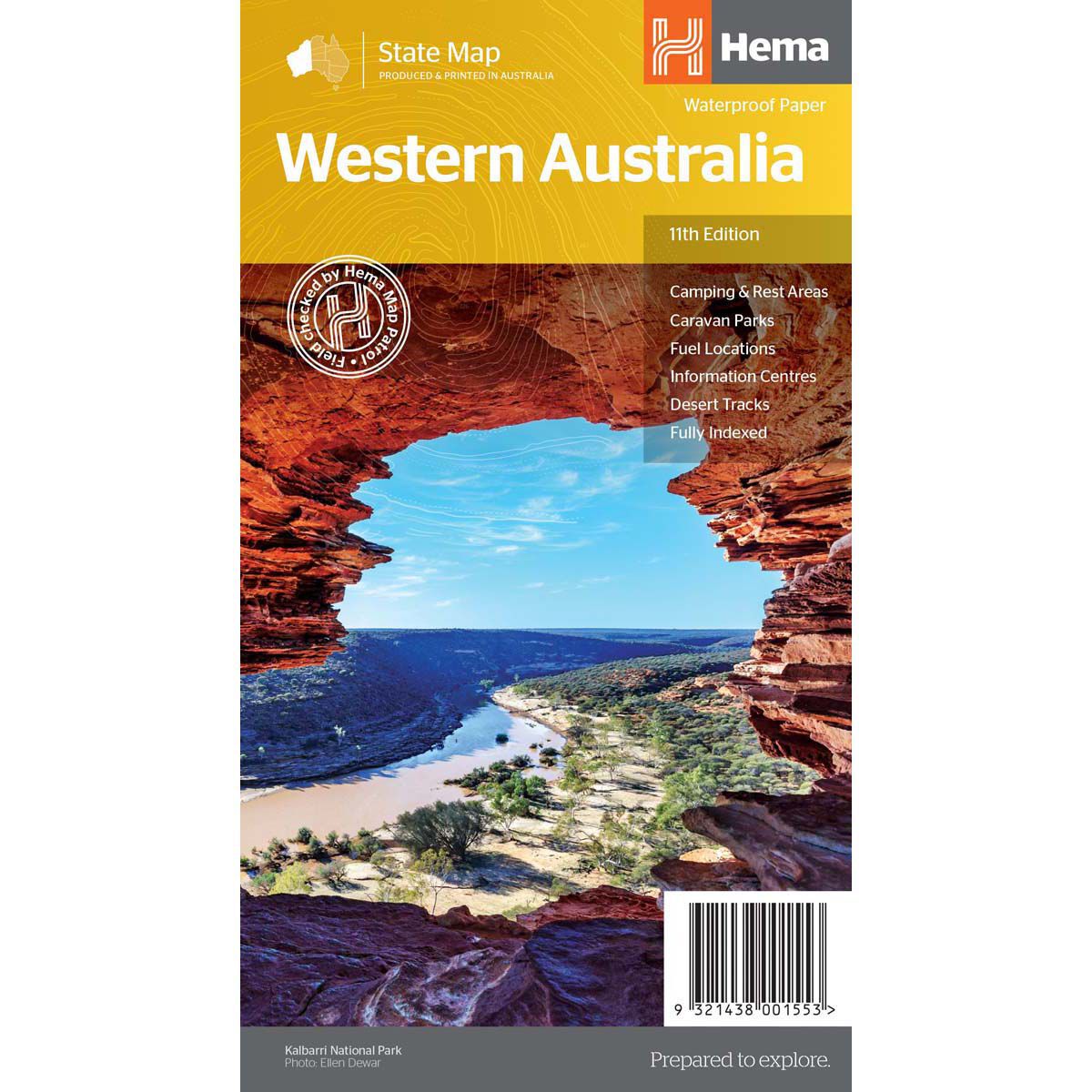 Hema Western Australia State Map (11th Edition), , bcf_hi-res