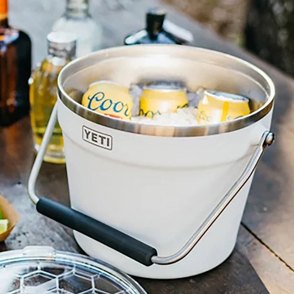 YETI&reg; Rambler&reg; Beverage Bucket White, White, bcf_hi-res