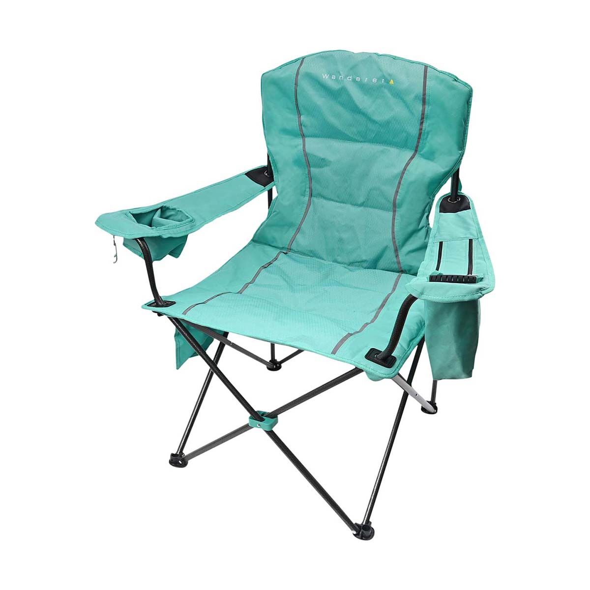 Wanderer Premium Cooler Arm Chair Ocean Green 120kg, , bcf_hi-res