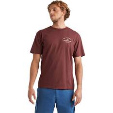 Quiksilver Waterman Men’s Outer Seas Short Sleeve Tee, Red Mahogany, bcf_hi-res
