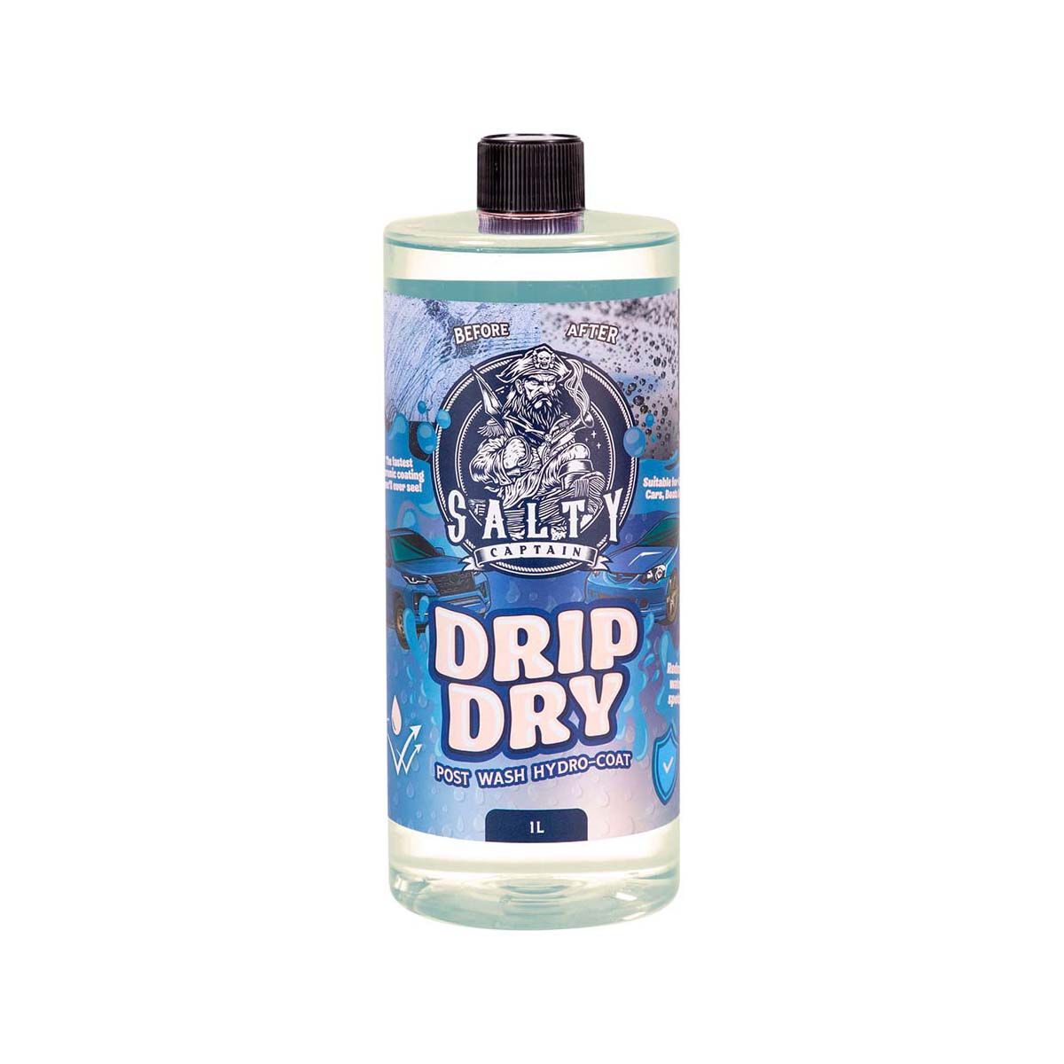 Salty Captain Drip Dry Post Wash Ceramic Coating 1L, , bcf_hi-res