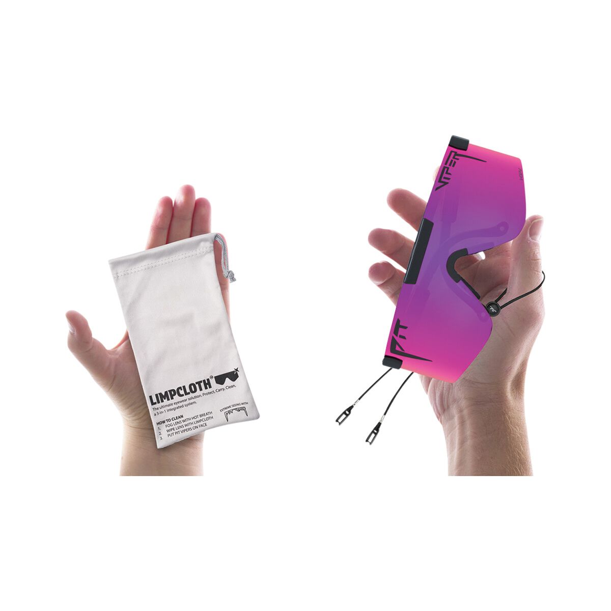 Pit Viper The Exec Original Polarised Sunglasses Wide Pink, Pink, bcf_hi-res