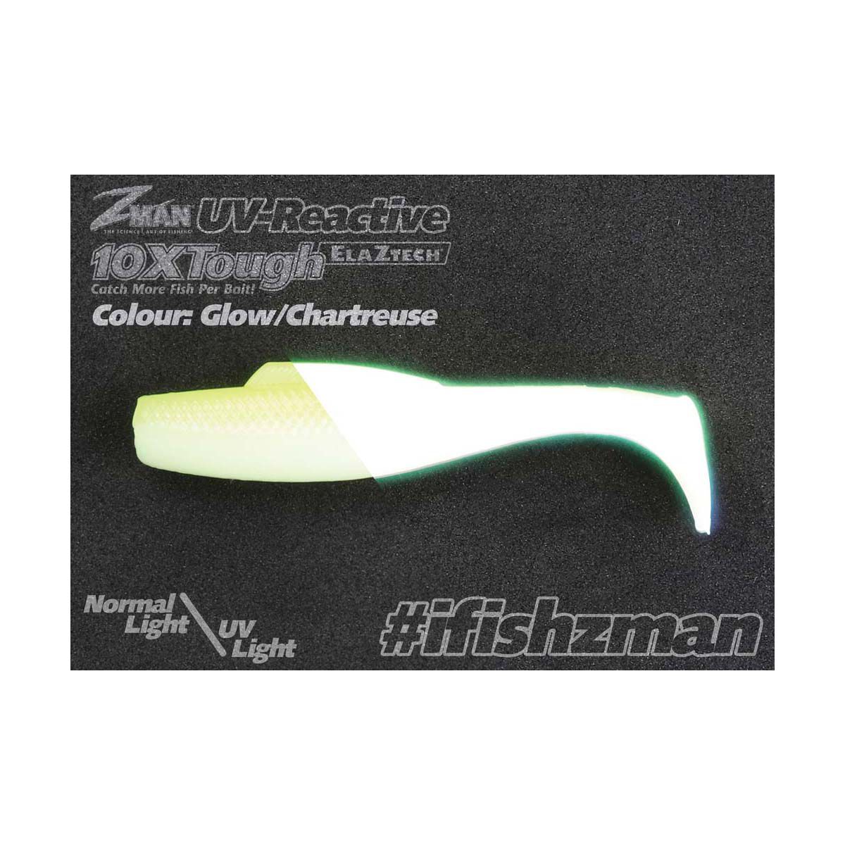 ZMan MinnowZ Soft Plastic Lure 3in 6 Pack Glow Chartreuse, Glow Chartreuse, bcf_hi-res