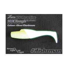 Zman Minnowz Soft Plastic Lure 3in 6 Pack Glow Chartreuse, Glow Chartreuse, bcf_hi-res