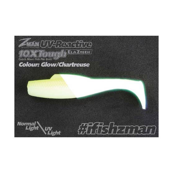 ZMan MinnowZ Soft Plastic Lure 3in 6 Pack Glow Chartreuse, Glow Chartreuse, bcf_hi-res