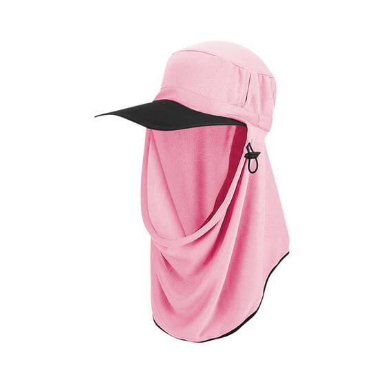 Sunprotection Australia Adapt-a-Cap Hibiscus Pink, Hibiscus Pink, bcf_hi-res