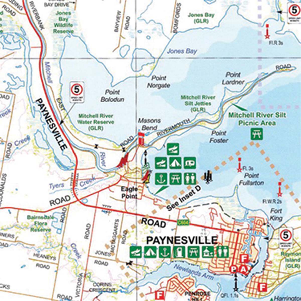 Spatial Visions Gippsland Lakes Map, , bcf_hi-res