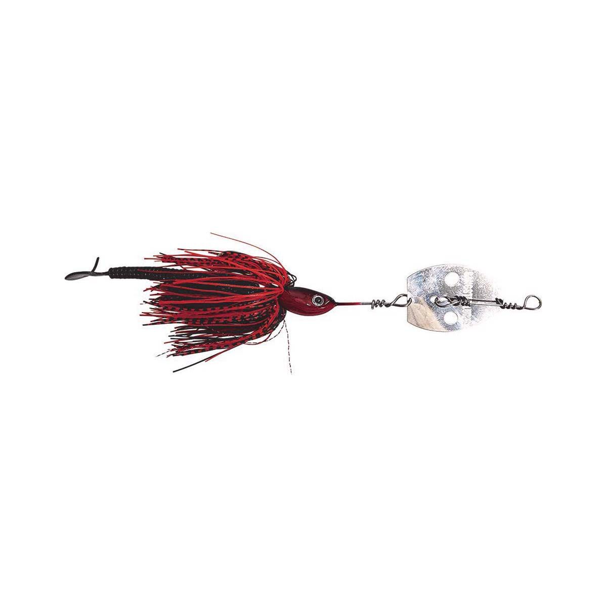 Gangster Bidgee Bomb Spinner Bait Lure 1oz Red Black, Red Black, bcf_hi-res