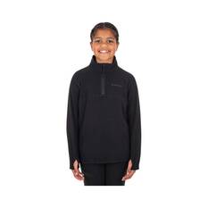 Macpac Kids' Tui Polartec® Micro Fleece® Pullover Black 4, Black, bcf_hi-res