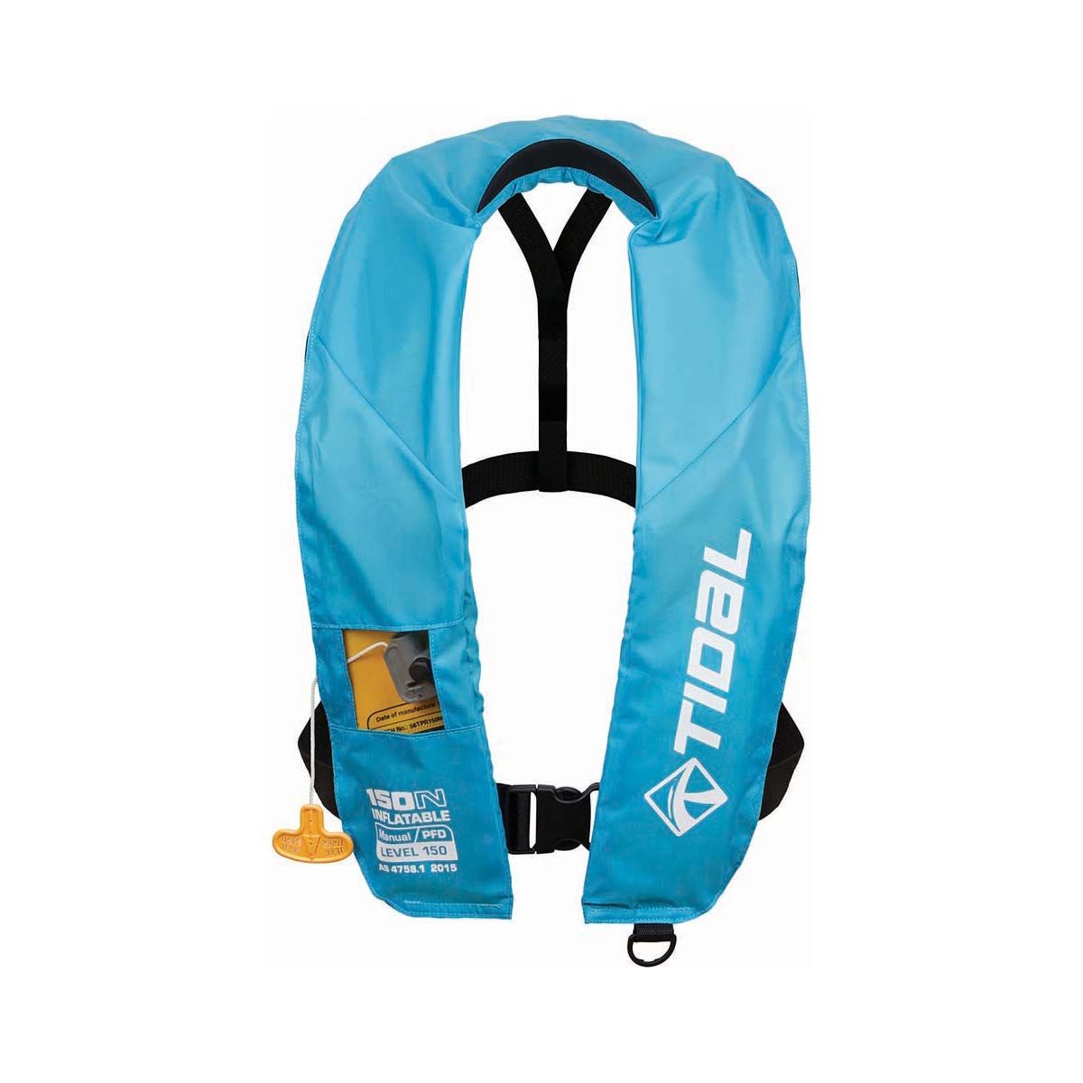 Tidal Manual Inflatable PFD 150N Blue, Blue, bcf_hi-res