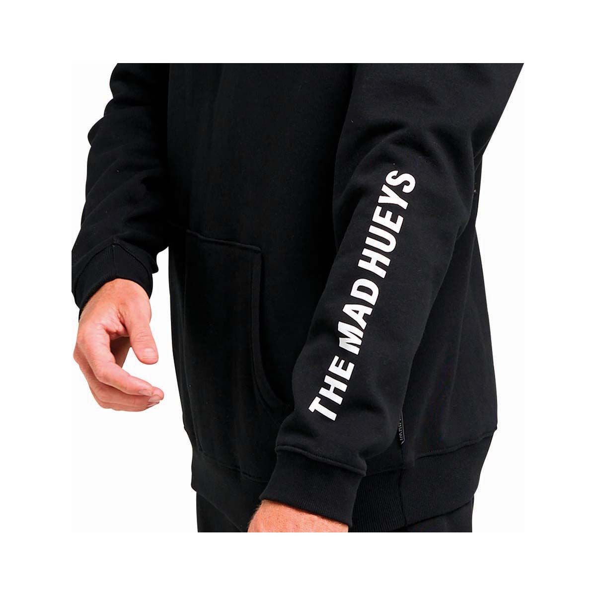 The Mad Hueys Men&rsquo;s League Anchor Fleece Pullover Black M, Black, bcf_hi-res