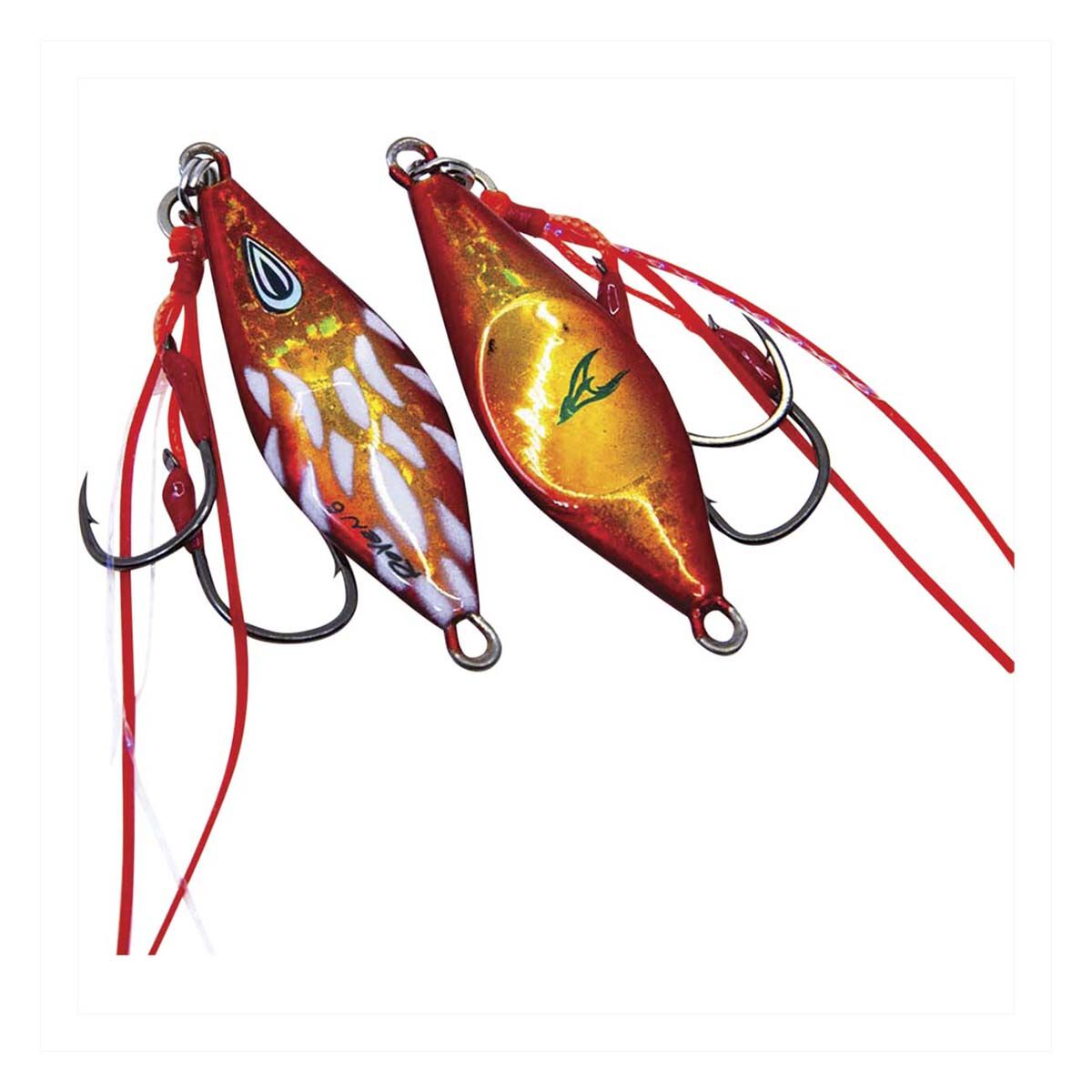 Ocean's Legacy Roven Rigged Jig Lure 6g Burnt Orange, Burnt Orange, bcf_hi-res