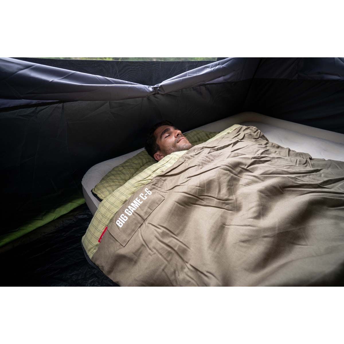 Coleman Big Game -6C Extra Tall Hooded Sleeping Bag, , bcf_hi-res