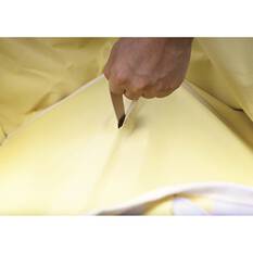 Wanderer Flat Fold Beach Cart 100kg Yellow Stripe, , bcf_hi-res