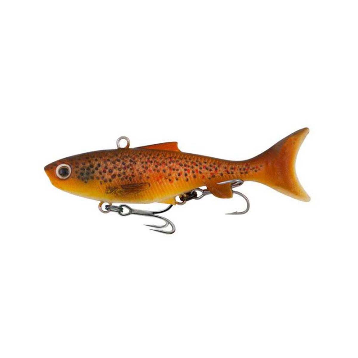 Samaki Vibelicious Thumper Tail Soft Vibe Lure 70mm 11g Brown Shrimp, Brown Shrimp, bcf_hi-res
